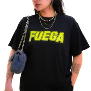 T Shirt Fuega Negra oversized